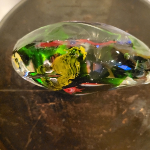 Vintage Beautiful Murano Glass Aquarium 5" - Picture 5 of 7